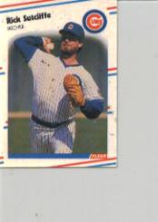 1988 Fleer Mini Baseball Cards 071      Rick Sutcliffe